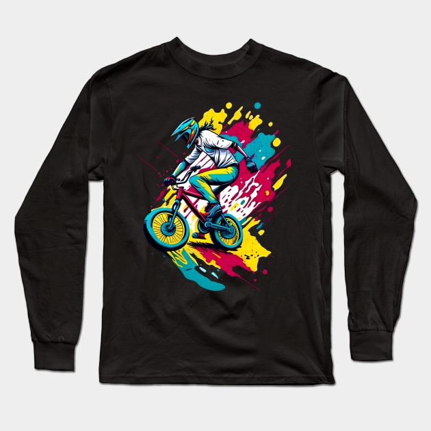 BMX BIKE LOVER Long Sleeve T-Shirt by T-shirt US